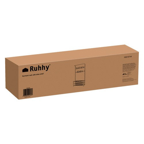 Drēbju pakaramais - statīvs ar apavu plauktu