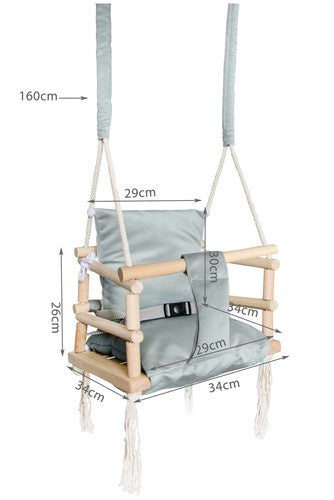 Pelēkas šūpoles New H18026