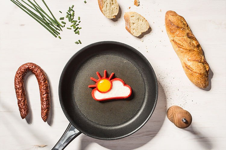 Olu forma - saule un mākonis