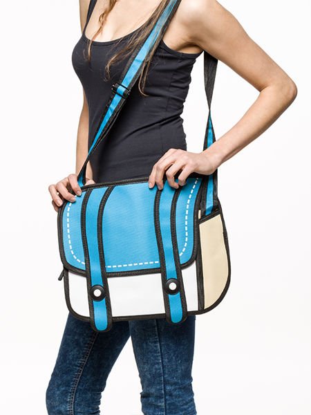 Karikatūras soma 3D - zila