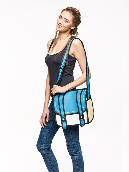 Karikatūras soma 3D - zila