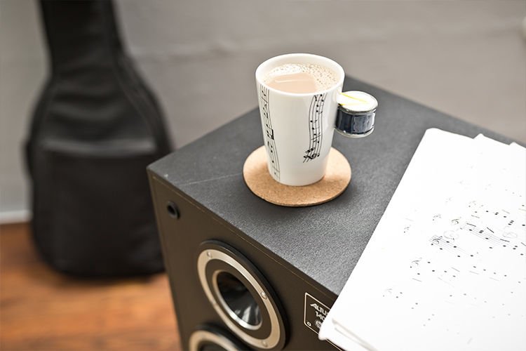 Mūzikas krūze - DRUM - zila