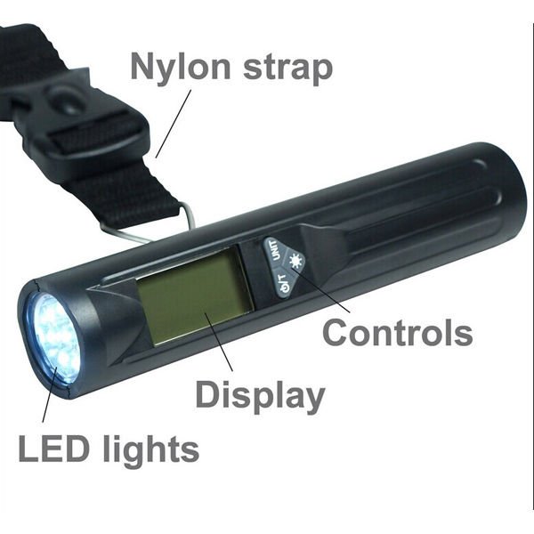 Bagāžas svari ar LED gaismu