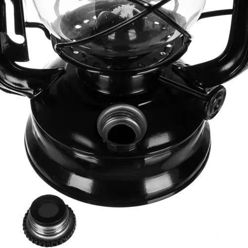 Melna eļļas lampa 24 cm