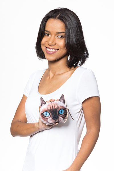 3D Cat monētu maisiņa modelis 1