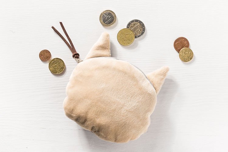 3D Cat monētu maisiņa modelis 1