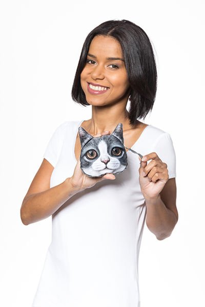 3D Cat monētu somas modelis 3