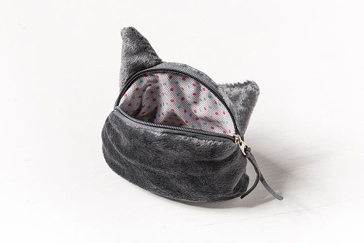 3D Cat monētu maisiņa modelis 4