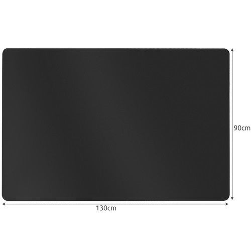 Aizsargpaklājiņš zem krēsla 90x130cm - melns