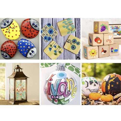 Akrila marķieru komplekts - 12 gab. Maaleo