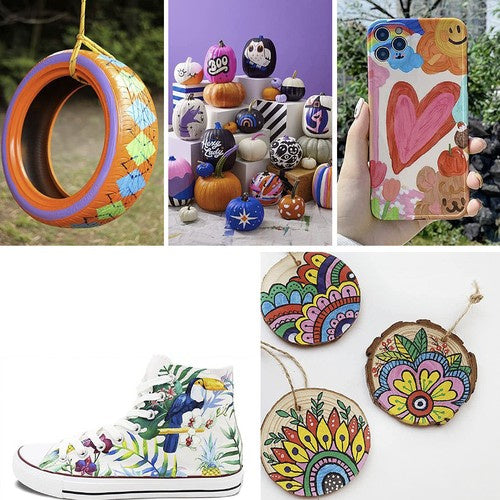 Akrila marķieru komplekts - 12 gab. Maaleo