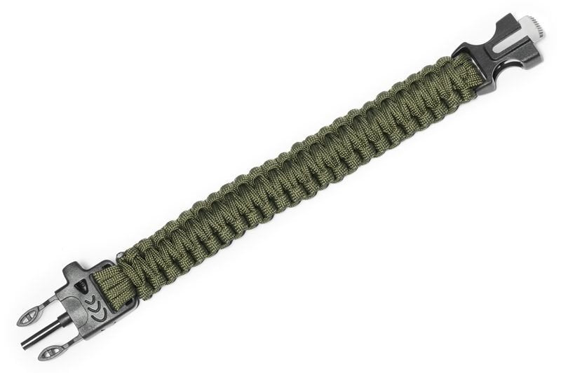 Izdzīvošanas rokassprādze 3in1 ARMY GREEN
