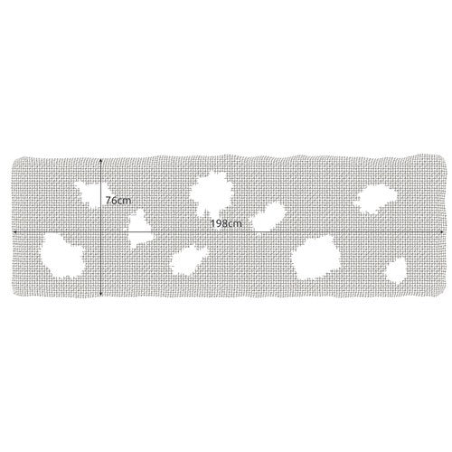 Zirnekļa tīkls - Dekorācija 198x76cm Malatec