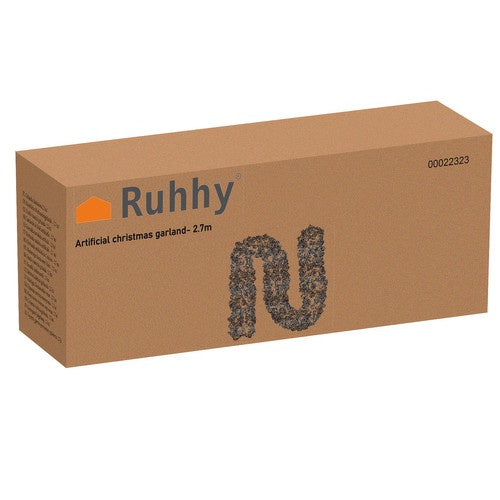 Ziemassvētku eglītes vītne 2,7 m augsta kvalitāte Ruhhy