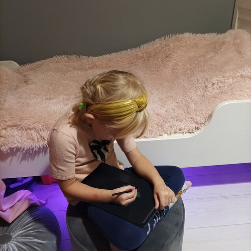 Zīmēšanas plāksne 12" Melns Kruzzel