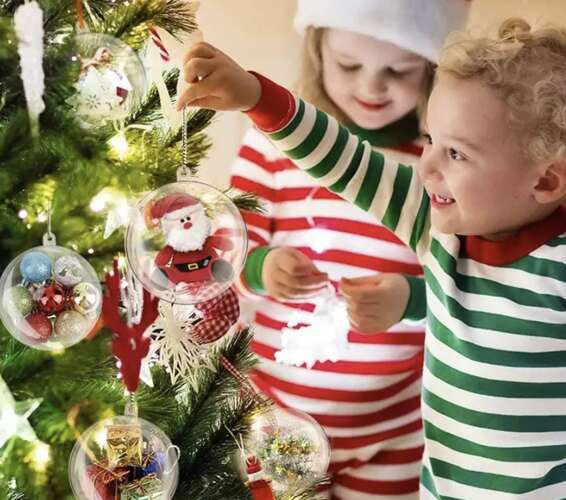 Caurspīdīgas bumbiņas 10 cm - 5 gabalu komplekts Ruhhy