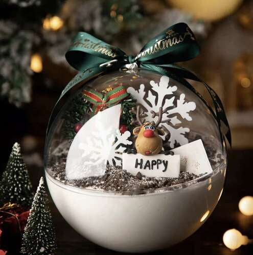 Caurspīdīgas bumbiņas 12 cm - 5 gabalu komplekts Ruhhy