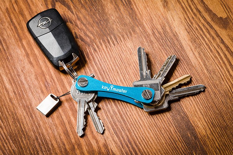Atslēgu organizators key master - zils