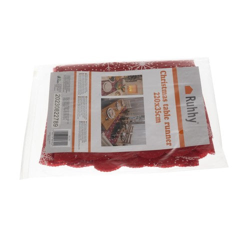 Ziemassvētku galda celiņš 220x35cm Ruhhy