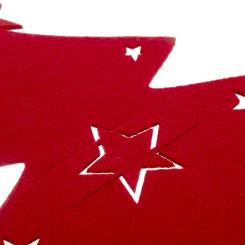 Galda piederumu maciņš - Ziemassvētku eglītes 12 gab. Ruhhy