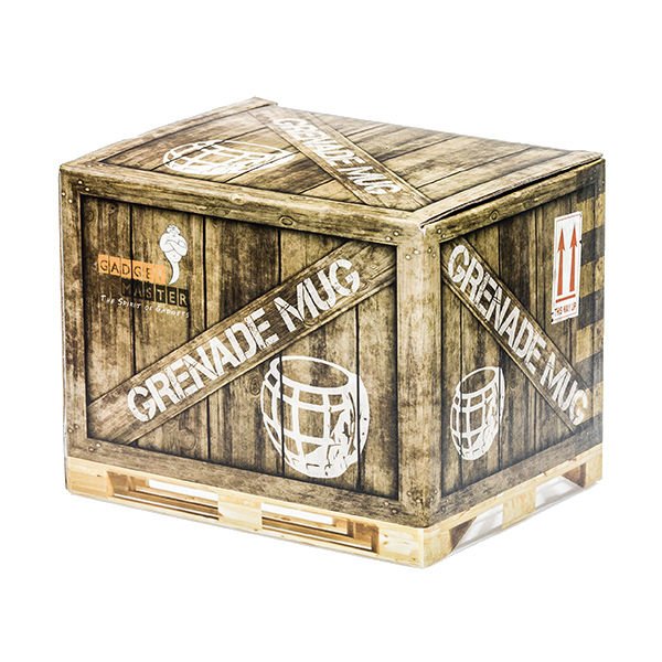 Granātas krūze BĪSTAMI - BALTA