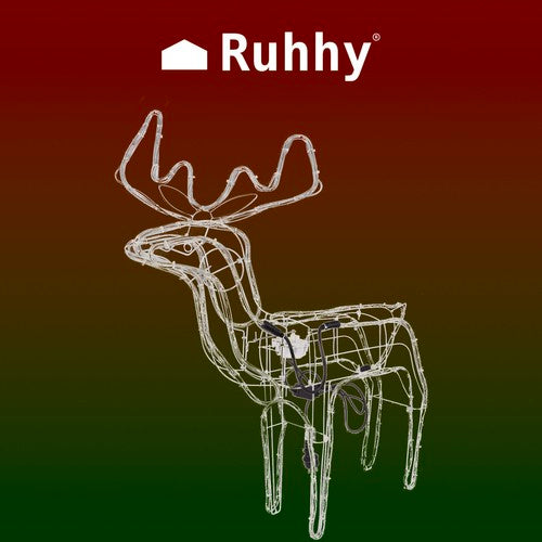 Led ziemeļbriedis - auksti baltais Ruhhy