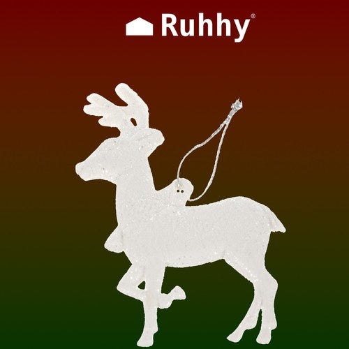 Ziemassvētku eglītes rotājumi - ziemeļbrieži, 9 gab. Ruhhy