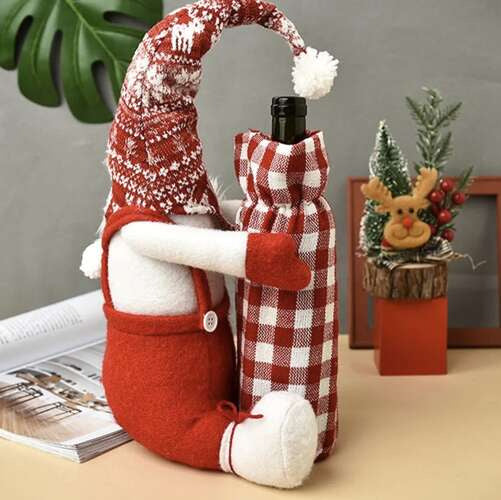 Ziemassvētku rūķītis ar pudeļu maisiņu Ruhhy