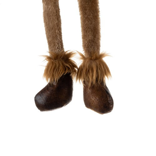 Ziemassvētku vainags durvīm - ziemeļbriedis Ruhhy