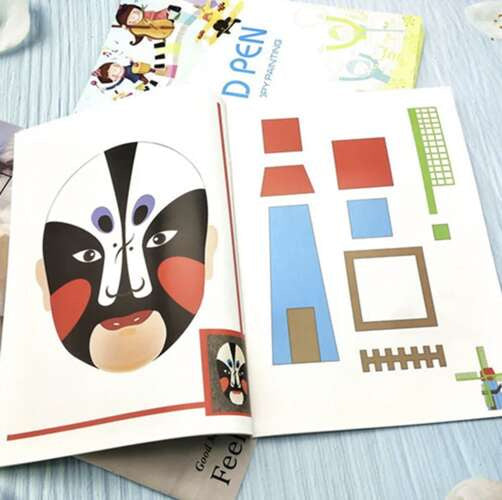 Maaleo 3D pildspalvu veidņu grāmata