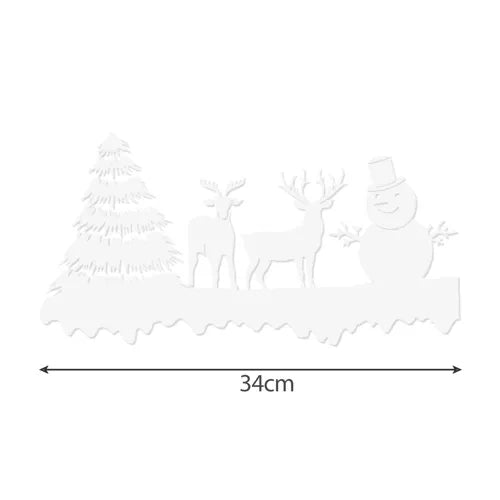 Ziemassvētku logu uzlīmes Ruhhy