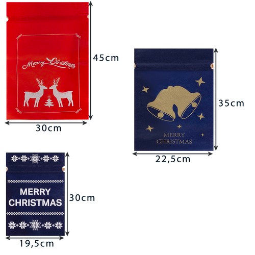 Ziemassvētku maisiņu komplekts - 8 gab. Ruhhy