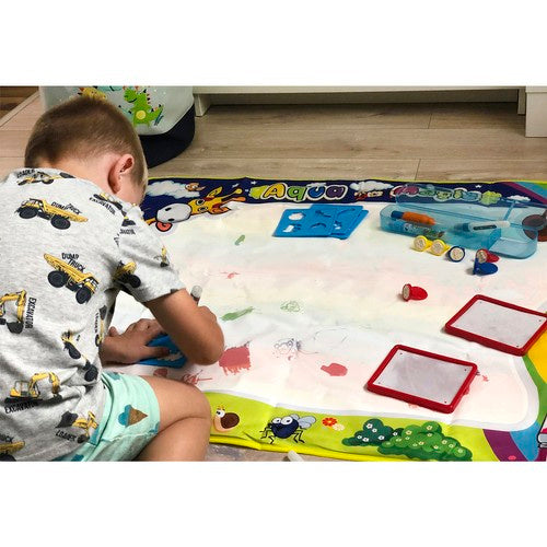 Ūdens zīmēšanas paklājiņa komplekts XXL, 100x80 cm