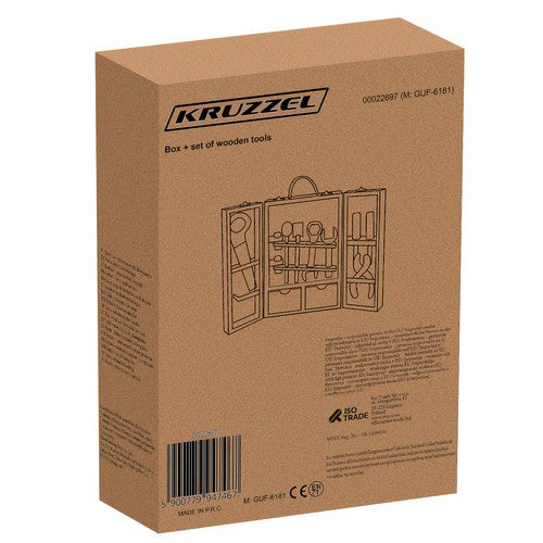 Kaste + koka instrumentu komplekts