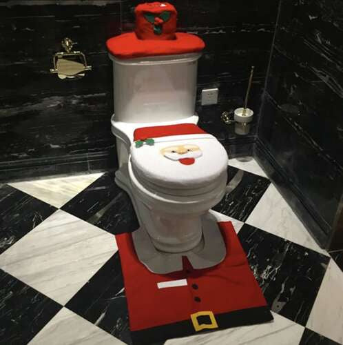 Vannas paklājiņš - Ziemassvētku komplekts Ruhhy