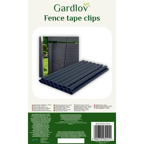 Žoga lentes klipši - antracīta krāsā