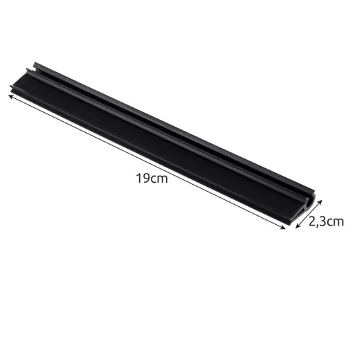 Žoga lentes klipši - antracīta krāsā