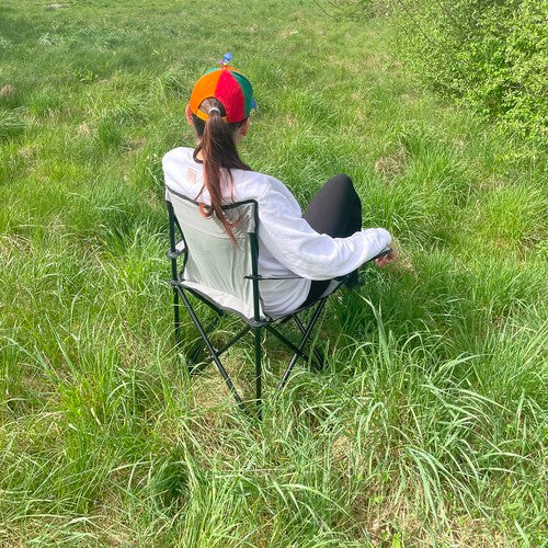 Makšķerēšanas krēsls pelēks