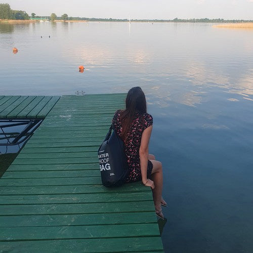 Ūdensnecaurlaidīgs maiss 20l, melns