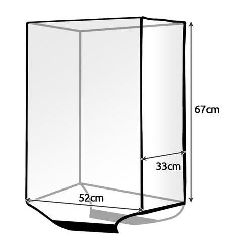 Trizand 23922 caurspīdīgs čemodāna pārvalks