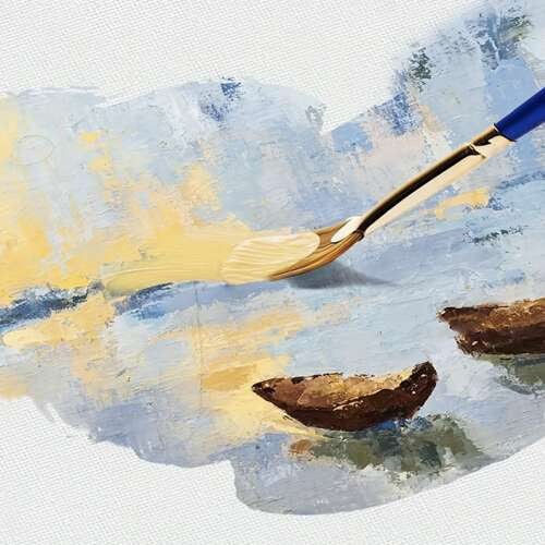 Gleznošanas audekls - 4 gabalu komplekts Maaleo