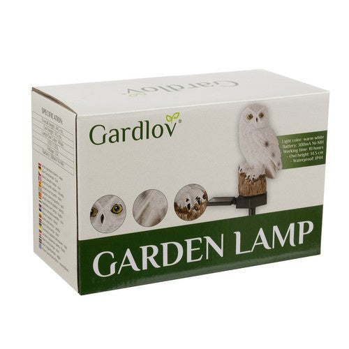 Saules dārza lampa - Pūce Gardlov