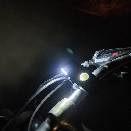 USB LED velosipēda lukturis + aizmugurējais lukturis