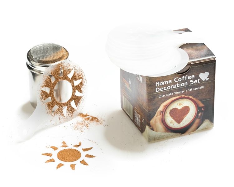 Mājas kafijas dekorēšanas komplekts
