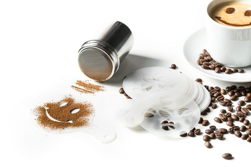 Mājas kafijas dekorēšanas komplekts