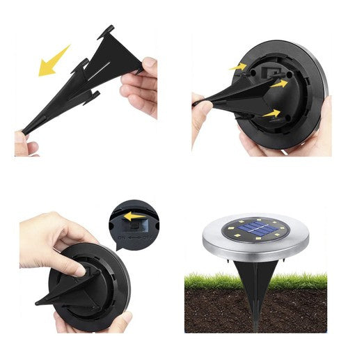 Saules dārza lampas - 12 gab. Gardlov