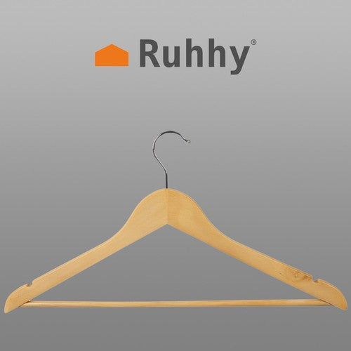 Drēbju pakaramais 10 gab. - Koka Ruhhy