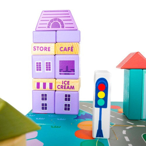 Koka klucīši 115 gab. - Pilsēta