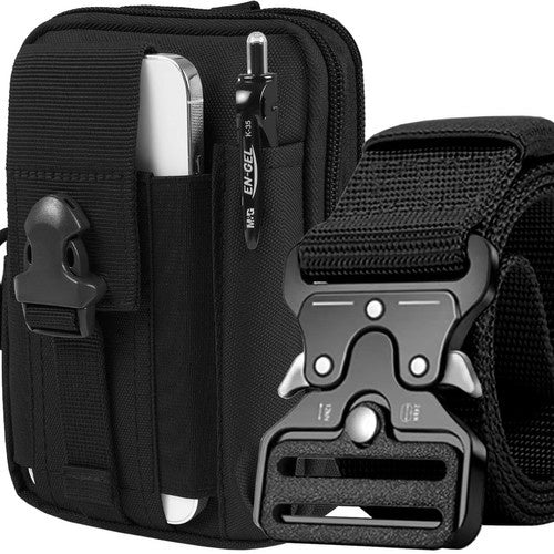 Taktiskā jostas soma + josta, melna Trizand