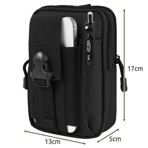 Taktiskā jostas soma + josta, melna Trizand